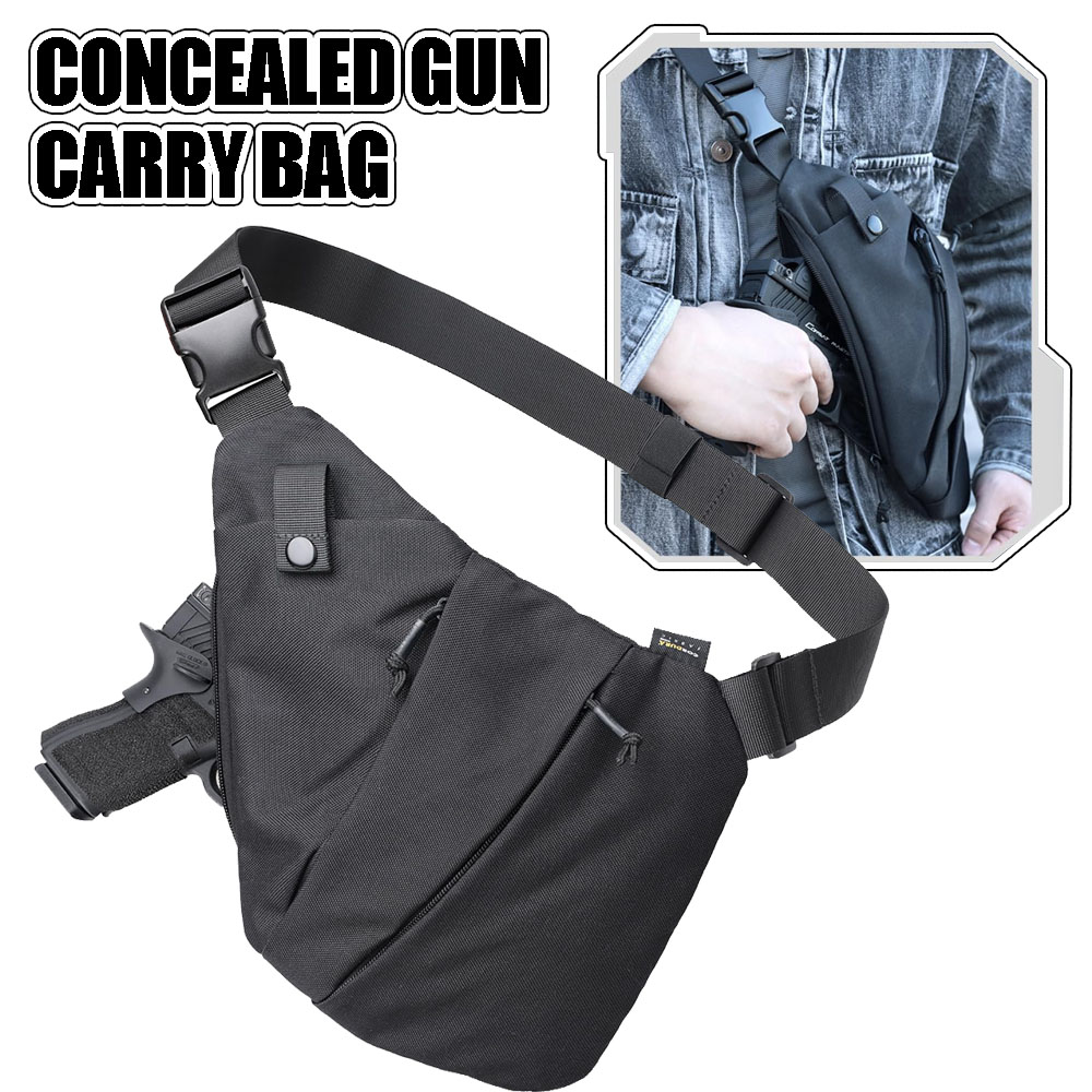 Edc Concealed Carry Sling Bag - Borsa da trasporto tattica per pistola