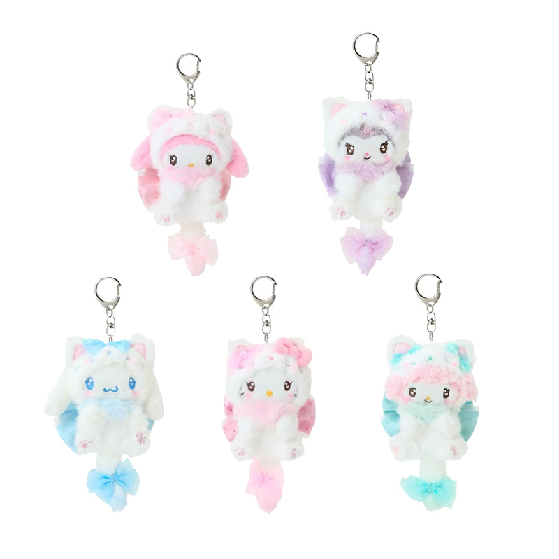 Carabiner Keychain - Portachiavi Hello Kitty Cream Cat Bowknot