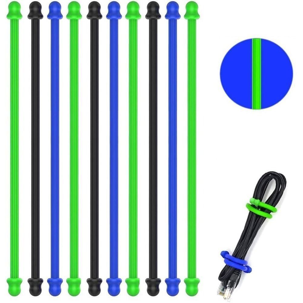Gear Tie Reusable - Fascette in gomma riutilizzabili in silicone