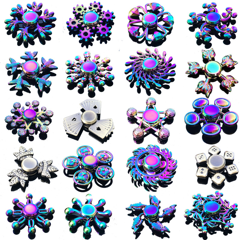 Fidget Spinner Bearing - Arcobaleno Fidget Spinner in metallo Spinner