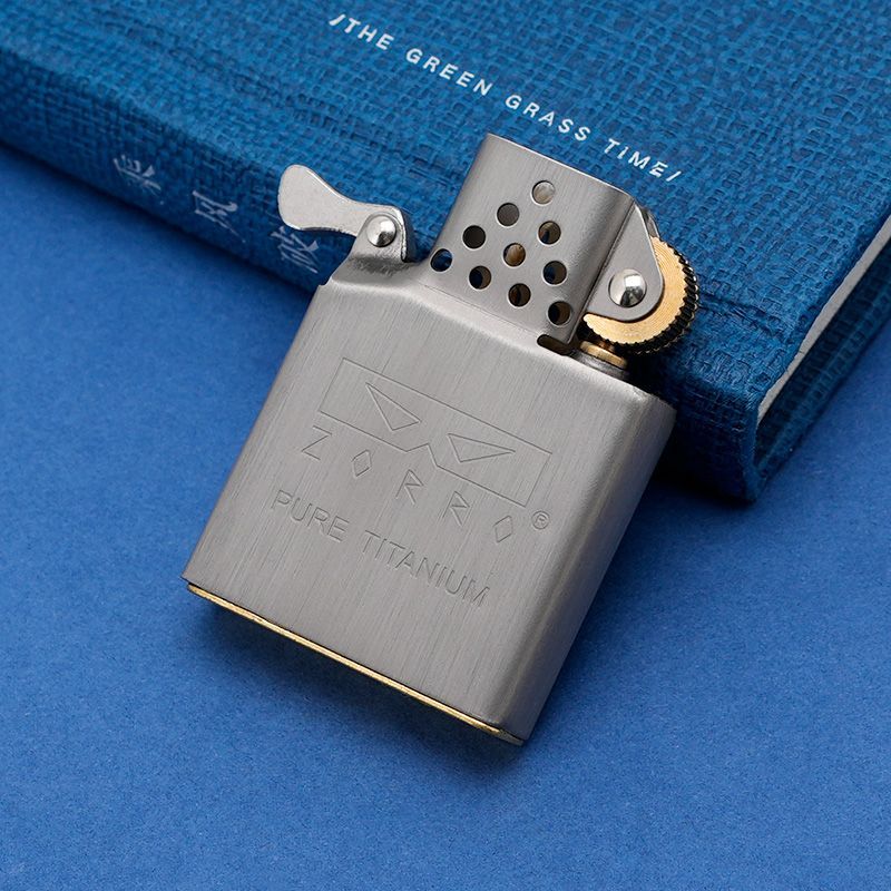 Lighter Insert Zippo - Zorro Inserto in titanio Accendino fluido