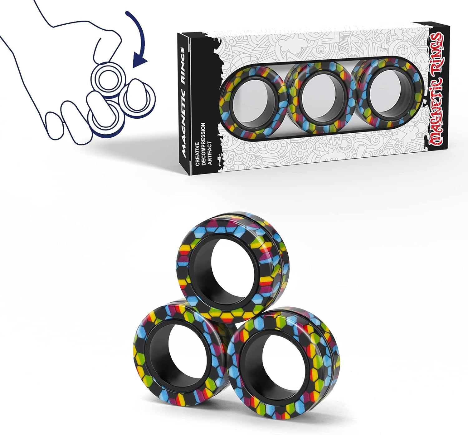 Anelli magnetici Fidget Toy Se - Fidget Spinner Bearing recensione e prezzo