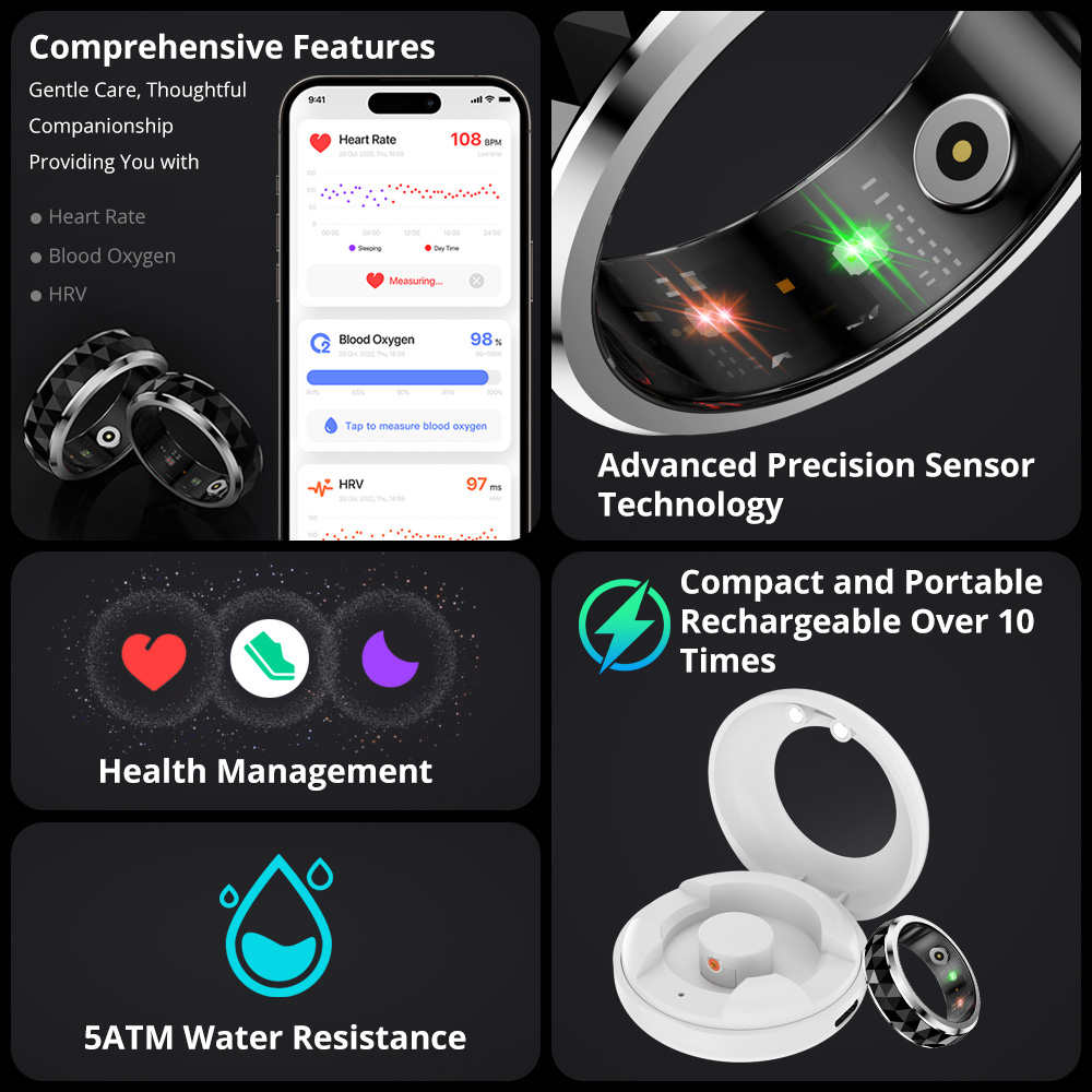 2024 COLMI R11 Smart Ring, ane - Fidget Spinner Bearing recensione e prezzo