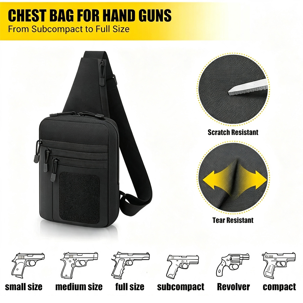 Borsa a tracolla tattica per p - Edc Concealed Carry Sling Bag recensione e prezzo