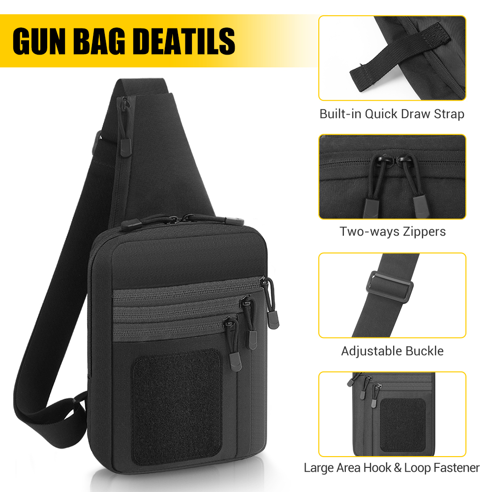 Borsa Tattica per Pistola, Fon - Edc Carry Gun recensione e prezzo