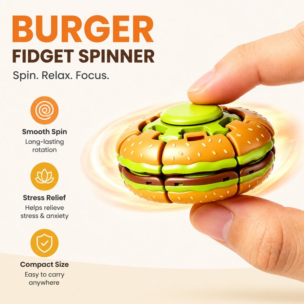 Humburger Fidget Spinner Gioca - Fidget Spinner Bearing recensione e prezzo