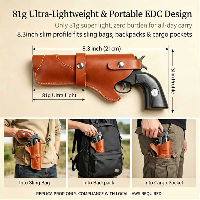 Fondina Vintage in Pelle per R - Edc Carry Belt Leather recensione e prezzo