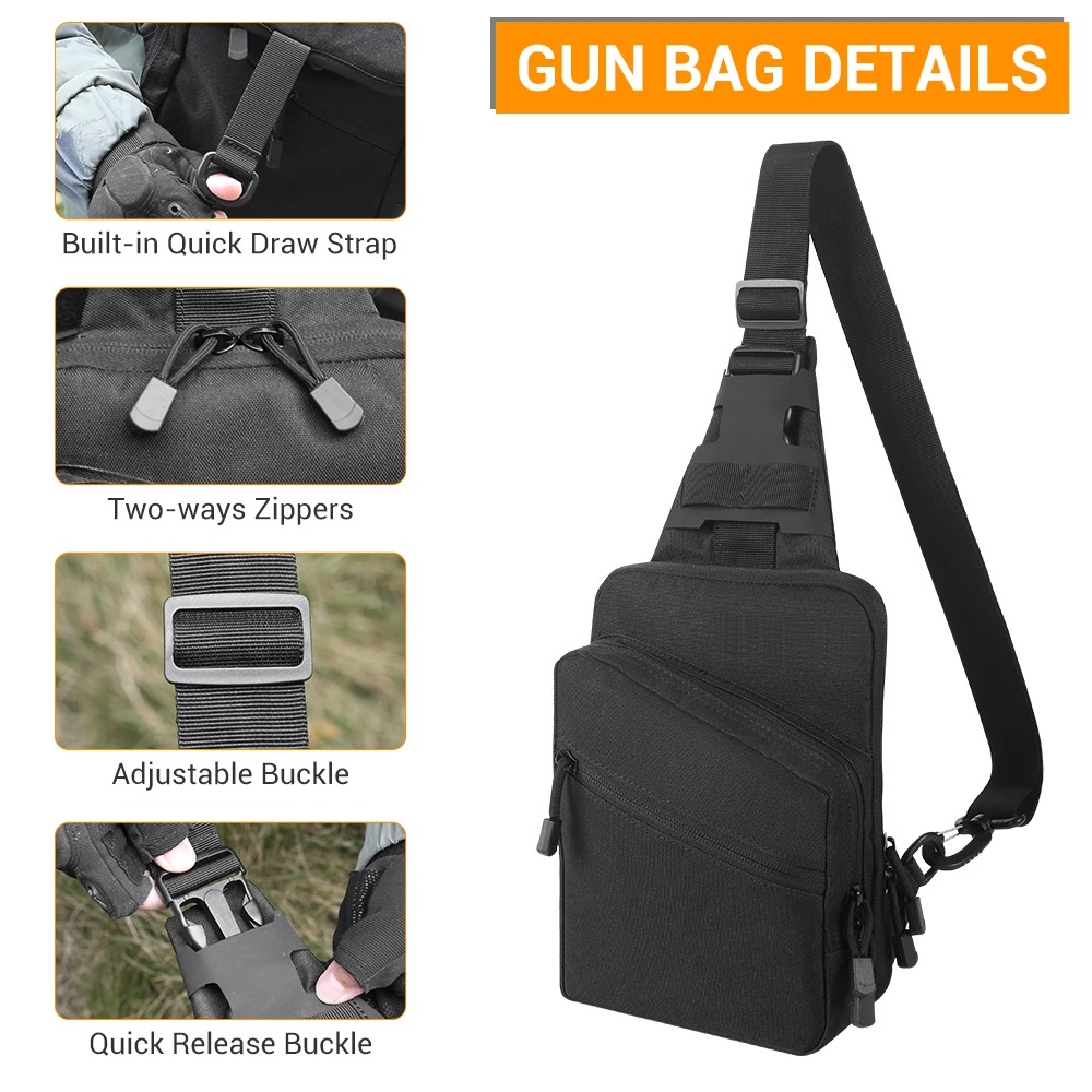 Borsa Tattica per Pistola, Cus - Edc Carry Gun recensione e prezzo
